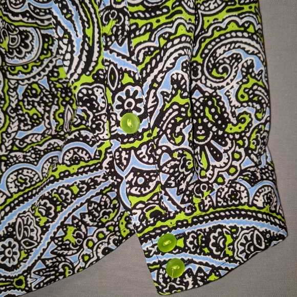 Fun printed Jones New York button down shirt - Picture 2 of 5